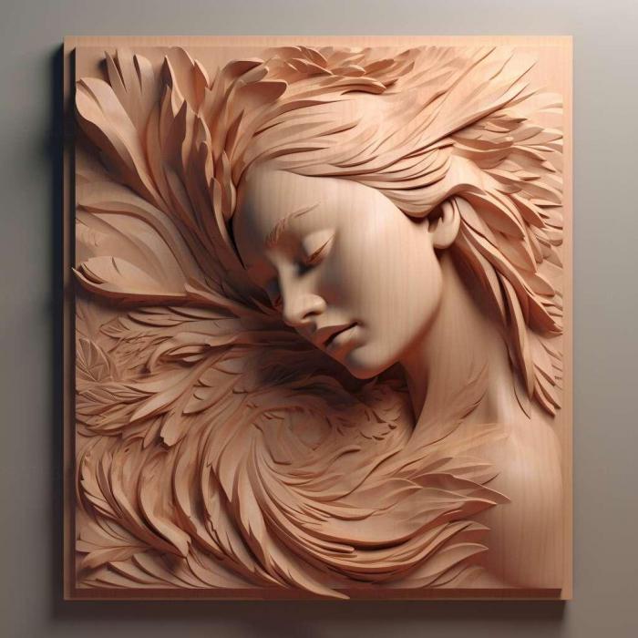 نموذج ثلاثي الأبعاد لآلة CNC 3D Art 